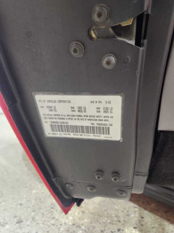 1995 Dodge Viper RT/10