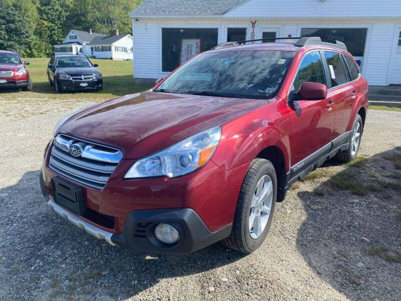 2014 Subaru Outback for sale at Wright's Auto Sales in Townshend VT