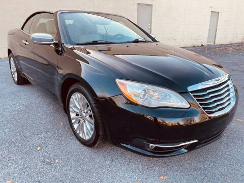 2012 Chrysler 200 Convertible for sale at CROSSROADS AUTO SALES in West Chester PA