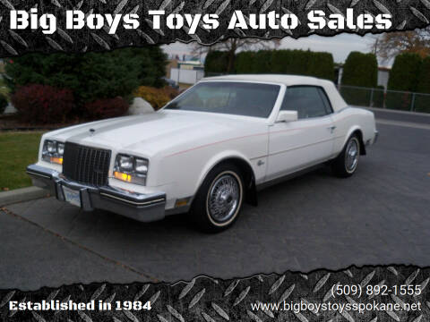 1983 Buick Riviera for sale at Big Boys Toys Auto Sales in Spokane Valley WA