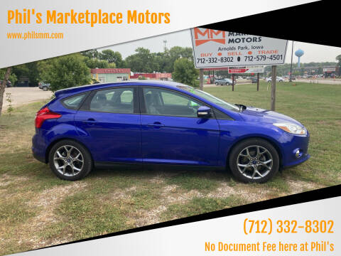 2014 Ford Focus for sale at Phil's Marketplace Motors in Arnolds Park IA