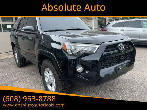 2016 Toyota 4Runner for sale at Absolute Auto in Baraboo WI