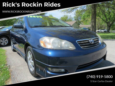 2008 Toyota Corolla for sale at Rick's Rockin Rides in Reynoldsburg OH