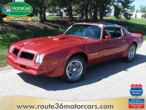 1976 Pontiac Trans Am for sale at ROUTE 36 MOTORCARS in Dublin OH