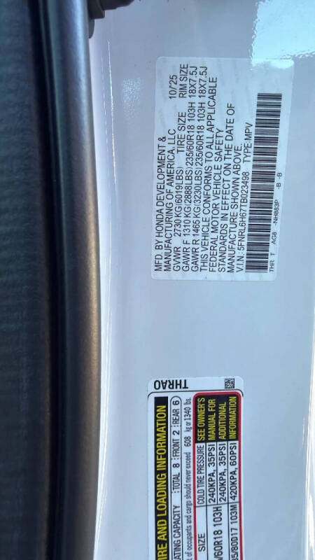 2026 Honda Odyssey EX-L