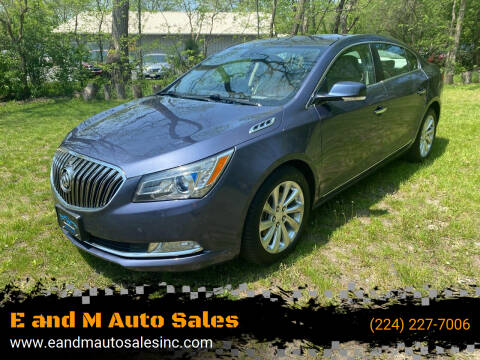 2014 Buick LaCrosse for sale at E and M Auto Sales in Elgin IL