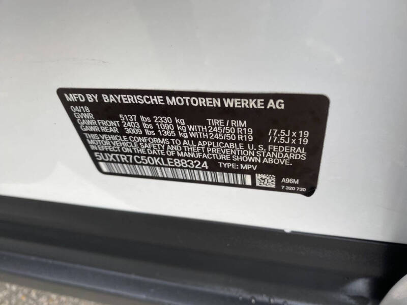 2019 BMW X3 sDrive30i