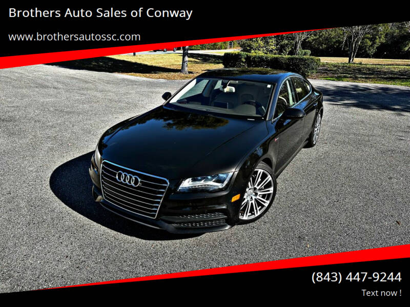2012 Audi A7 for sale at Brothers Auto Sales of Conway in Conway SC