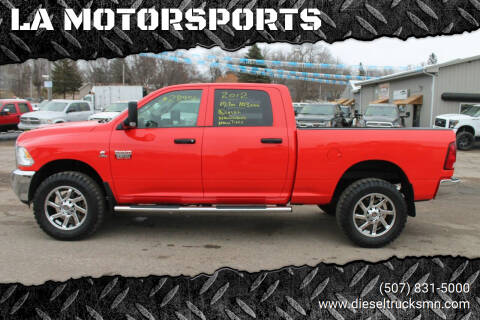 2012 RAM Ram Pickup 2500 for sale at L.A. MOTORSPORTS in Windom MN