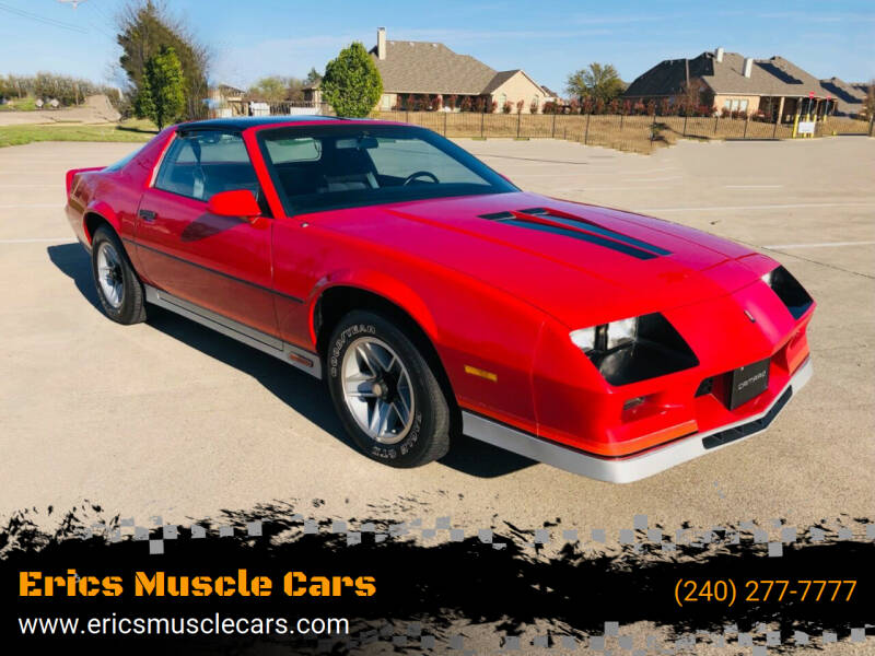 1984 Chevrolet Camaro for sale at Erics Muscle Cars in Clarksburg MD