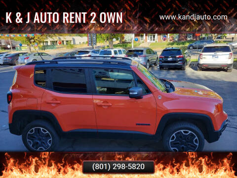 2017 Jeep Renegade for sale at K & J Auto Rent 2 Own in Bountiful UT