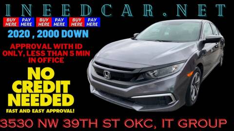 2020 Honda Civic for sale at IT GROUP in Oklahoma City OK