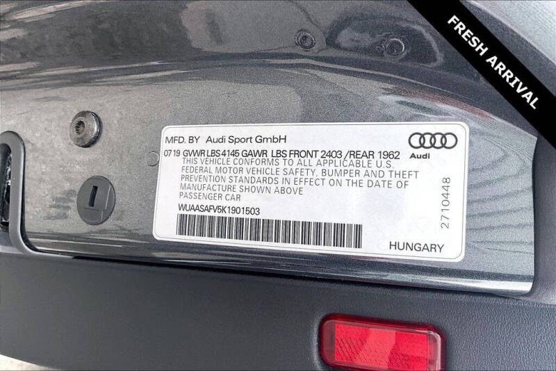 2019 Audi TT RS 2.5T quattro