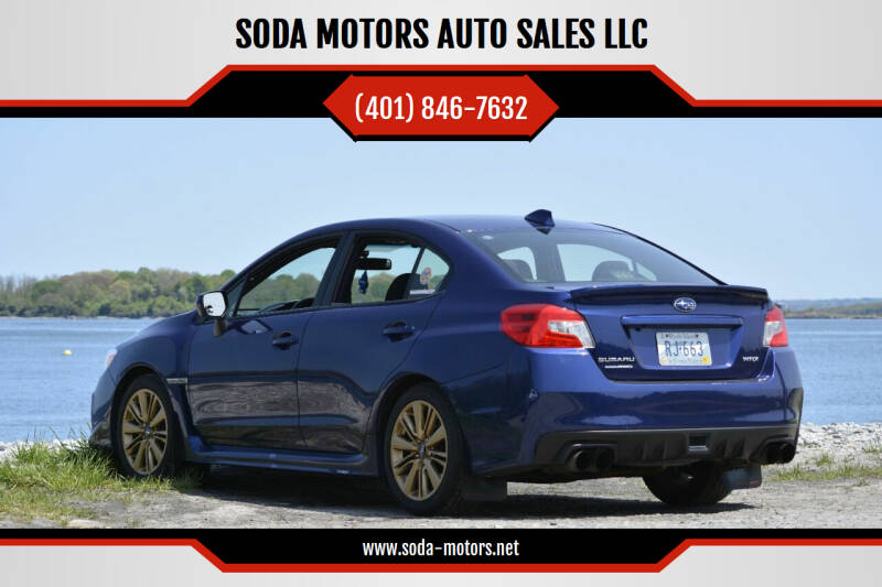 2020 Subaru WRX for sale at SODA MOTORS AUTO SALES LLC in Newport RI