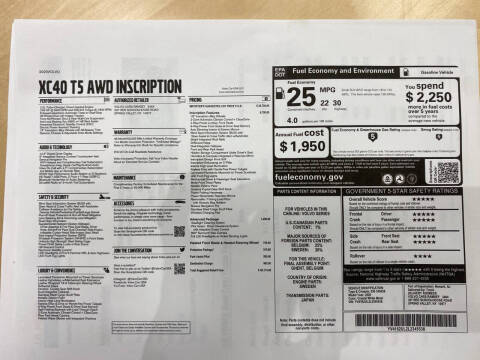 2020 Volvo XC40 T5 Inscription