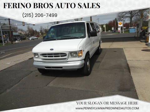1998 Ford E-350 for sale at FERINO BROS AUTO SALES in Wrightstown PA