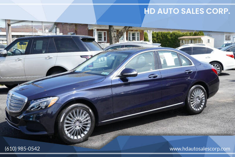 2015 Mercedes-Benz C-Class for sale at HD Auto Sales Corp. in Reading PA