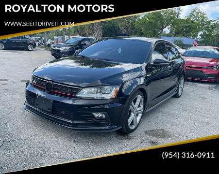 2017 Volkswagen Jetta for sale at ROYALTON MOTORS in Plantation FL