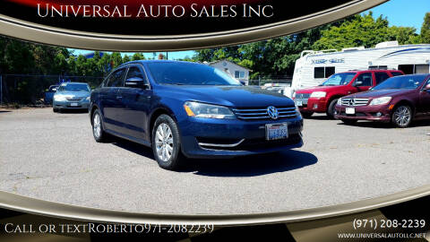 2015 Volkswagen Passat for sale at Universal Auto Sales Inc in Salem OR