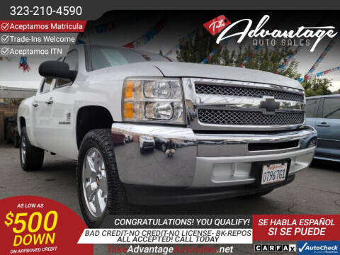 2012 Chevrolet Silverado 1500 for sale at ADVANTAGE AUTO SALES INC in Bell CA