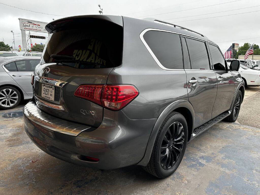 2017 INFINITI QX80 for sale at Caspian Auto Sales in Oklahoma City, OK