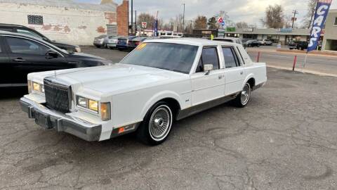 1989 Lincoln Town Car for sale at Prime Automotive in Englewood CO