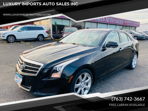2013 Cadillac ATS for sale at LUXURY IMPORTS AUTO SALES INC in North Branch MN