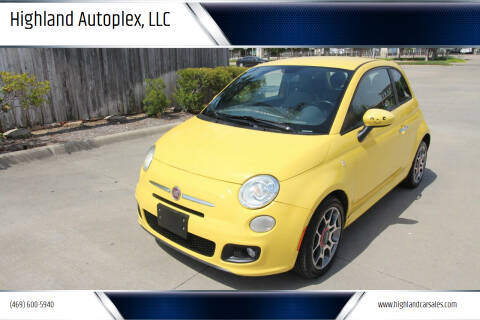 2013 FIAT 500 for sale at Highland Autoplex, LLC in Dallas TX