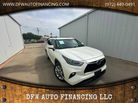 2021 Toyota Highlander for sale at Bad Credit Call Fadi in Dallas TX