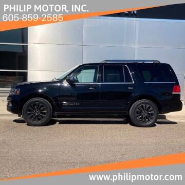 2016 Lincoln Navigator for sale at Philip Motor Inc in Philip SD