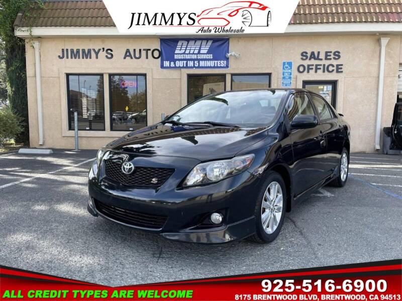2010 Toyota Corolla for sale at JIMMY'S AUTO WHOLESALE in Brentwood CA