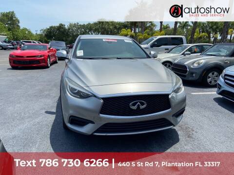 2018 Infiniti QX30 for sale at AUTOSHOW SALES & SERVICE in Plantation FL