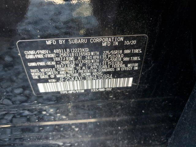 2021 Subaru Forester Touring