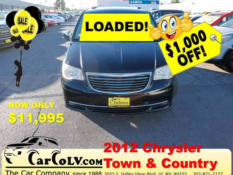 2012 Chrysler Town and Country for sale at The Car Company in Las Vegas NV