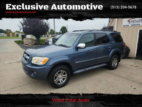 2007 Toyota Sequoia for sale at Exclusive Automotive in West Chester OH