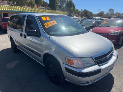 2002 Chevrolet Venture for sale at 1 NATION AUTO GROUP in Vista CA