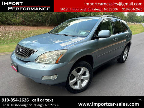 2005 Lexus RX 330 for sale at Import Performance Sales in Raleigh NC