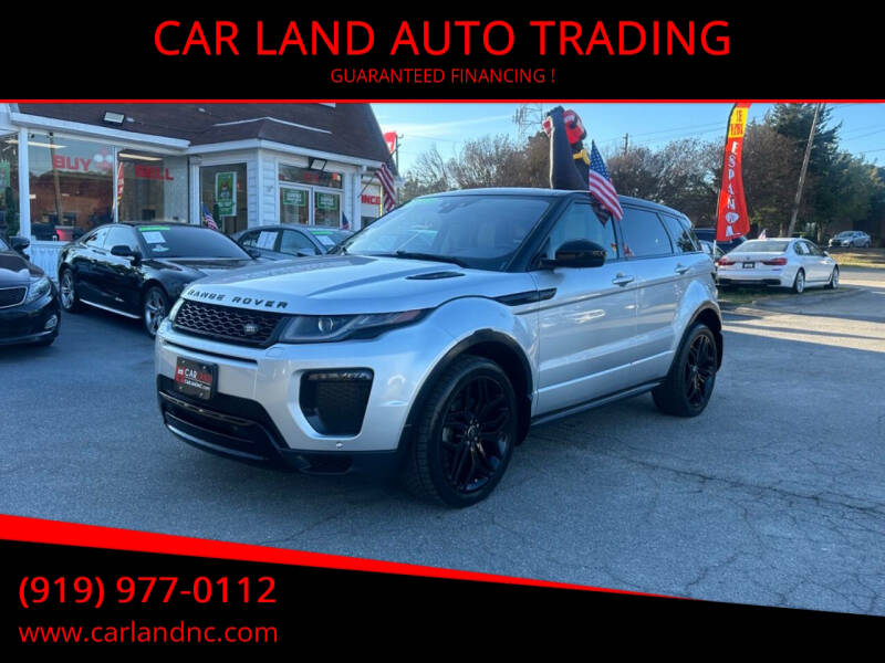 2016 Land Rover Range Rover Evoque for sale at CAR LAND  AUTO TRADING - CAR LAND AUTO TRADING in Raleigh NC