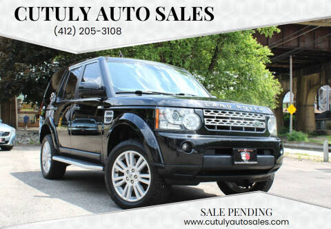 2012 Land Rover LR4 for sale at Cutuly Auto Sales in Pittsburgh PA