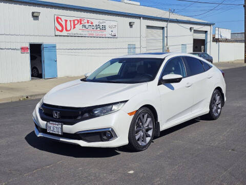 2019 Honda Civic for sale at SUPER AUTO SALES STOCKTON in Stockton CA