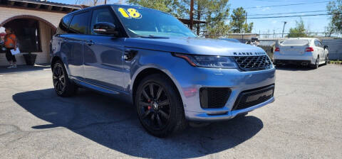 2018 Land Rover Range Rover Sport for sale at FRANCIA MOTORS in El Paso TX