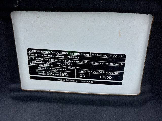 2016 Nissan Rogue SV