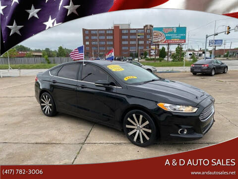 2015 Ford Fusion for sale at A & D Auto Sales in Joplin MO
