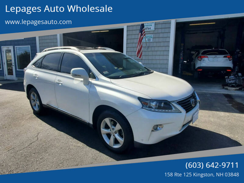 2013 Lexus RX 350 for sale at Lepages Auto Wholesale in Kingston NH