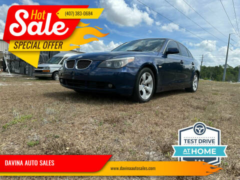 2007 BMW 5 Series for sale at DAVINA AUTO SALES in Longwood FL