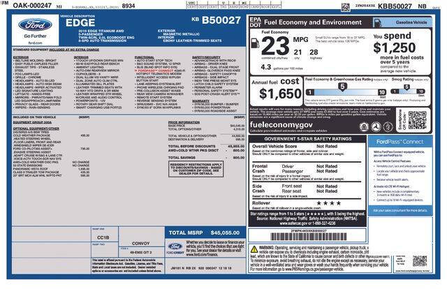 2019 Ford Edge Titanium