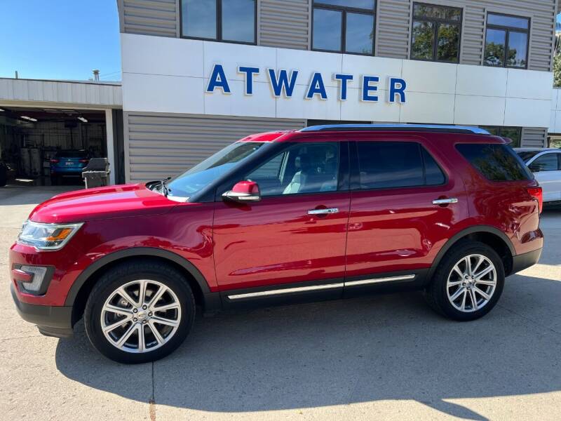 2017 Ford Explorer for sale at Atwater Ford Inc in Atwater MN