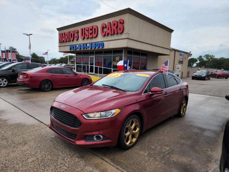 Used 2016 Ford Fusion SE with VIN 3FA6P0H97GR365851 for sale in Houston, TX