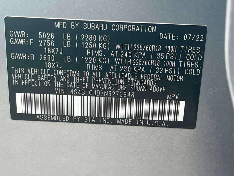 2022 Subaru Outback Onyx Edition XT