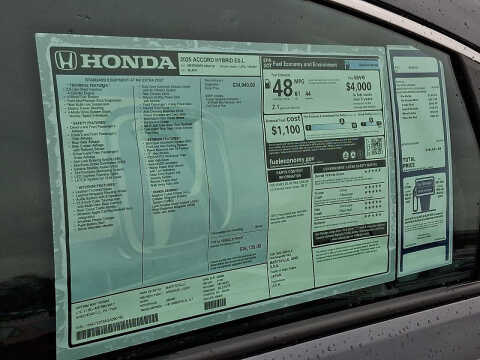 2025 Honda Accord Hybrid EX-L